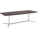 Bush Business Furniture 96l X 42w Boat Top Conference Table - Metal Base