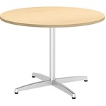 Bbf 42w Round Conference Table Kit - Metal X Base