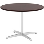 Bush Business Furniture 42w Round Conference Table Kit - Metal X Base Harvest Cherry