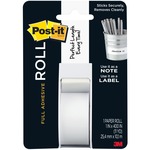 Post-it® Full Adhesive Roll, 1 " X 400 ", White