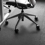 Cleartex Xxl Rectangular Floor Protection Chairmat