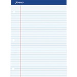 Ampad Perforated 3hp Ruled Double Sheet Pads - Letter