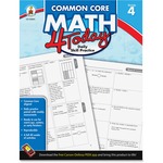 Carson-dellosa Common Core Math 4 Today Grade-4 Workbook Education Printed Book For Mathematics - English