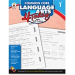 Carson-dellosa Grade 1 Common Core Language Arts Workbook Education Printed Book - English