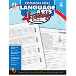 Carson-dellosa Grade 4 Common Core Language Arts Workbook Education Printed Book - English