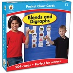 Carson-dellosa Blends/digraphs Pocket Chart Cards Set