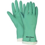 Mcr Safety Nitri-chem Flock Lined Nitrile Gloves