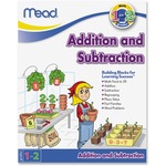 Mead Addition And Subtraction Workbook Grades 1-2 Education Printed Book For Mathematics
