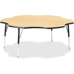 Berries Adult Black Edge Six-leaf Table