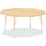 Berries Toddler Height Maple Top/edge Octagon Table