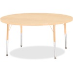 Berries Elementary Height. Maple Top/edge Round Table