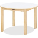 Jonti-craft Multi-purpose White Round Table