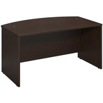 Bush Business Furniture Series C Elite 60w X 36d Bow Front Desk Shell Mocha