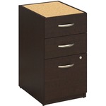 Bush Business Furniture Series C Elite16w 3 Drawer Pedestal Assembled In Mocha Cherry