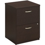 Bush Business Furniture Series C Elite 24w 2 Drawer Pedestal In Mocha Cherry