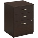 Bush Business Furniture Series C Elite 24w 3 Drawer Pedestal In Mocha Cherry