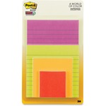 Post-it® Super Sticky Notes, Assorted Sizes, Marrakesh Collection