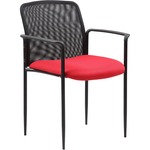 Boss Mesh Back Budget Guest Chair With Red Seat