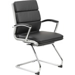 Boss Contemporary Executive Guest Chair In Caressoft Plus