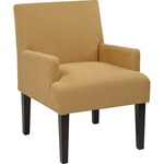 Worksmart Main Street Guest Chair With Espresso Finish Wood Legs