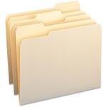 Business Source 1/3-cut Manila File Folders