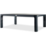 3m™ Adjustable Monitor Stand For Monitors And Laptops, Height Adjusts From 1.7 In To 5.5 In, Black, Ms85b