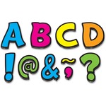 Teacher Created Resources Neon Fun 3" Magnetic Letters