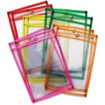 Chenillekraft Neon Color Dry-erase Pockets