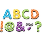 Teacher Created Resources Chevron 2" Magnetic Letters