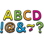 Teacher Created Resources Neon 2" Magnetic Letters