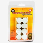 Hygloss Self-adhesive Magnetic Coins