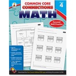 Carson-dellosa Common Core Connections Gr 4 Math Workbook Education Printed Book For Mathematics