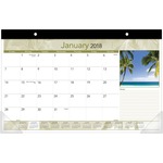 At-a-glance Tropical Design Compact Monthly Desk Pad