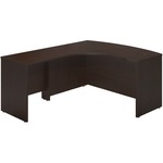 Bush Business Furniture Series C Elite 60w X 43d Left Hand Bow Front Desk Shell With 30w Return