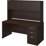 Bush Business Furniture Series C Elite 66w X 30d Desk Shell With Storage