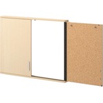 Lacasse Marker Board With Sliding Doors