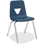 Lorell 18" Seat-height Stacking Student Chair