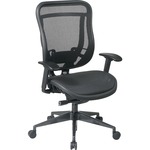Space Seating Executive High Back Chair With Breathable Mesh Back And Seat