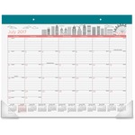 At-a-glance Paint The Town Academic Monthly Desk Pad