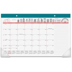 At-a-glance Paint The Town Academic Compact Monthly Desk Pad
