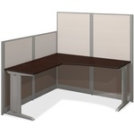 Bush Business Furniture Mocha Cherry U-workstation Box 1/3