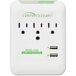 Compucessory 3-outlet Surge Suppressor/protector