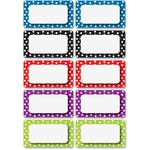 Ashley Dotted Dry Erase Nameplate Magnets