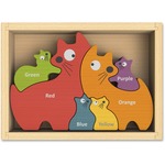Beginagain Toys Cat Family Bilingual Puzzle