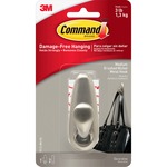 Command™ Medium Forever Classic Hook, Brushed Nickel