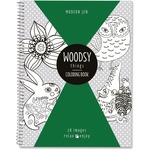 Roaring Spring Modern Jen Woodsy Theme Coloring Book Coloring Printed Book