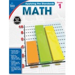 Carson-dellosa Grade 1 Applying The Standards Math Workbk Education Printed Book For Mathematics