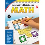 Carson-dellosa Grade 6 Math Interactive Notebook Interactive Education Printed Book For Mathematics