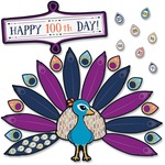 Carson-dellosa You-nique Happy 100th Day Bulletin Brd Set