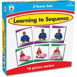 Carson-dellosa Learning To Sequence 3-scene Board Game